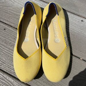 Rothy’s Yellow Round Toe Flats